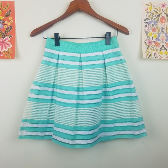 Francesca's Collections Dresses & Skirts - Francesca's Striped and Lace Bondage Skirt